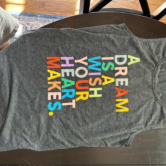 Tops - Gray Kids Shirt with Colorful Text